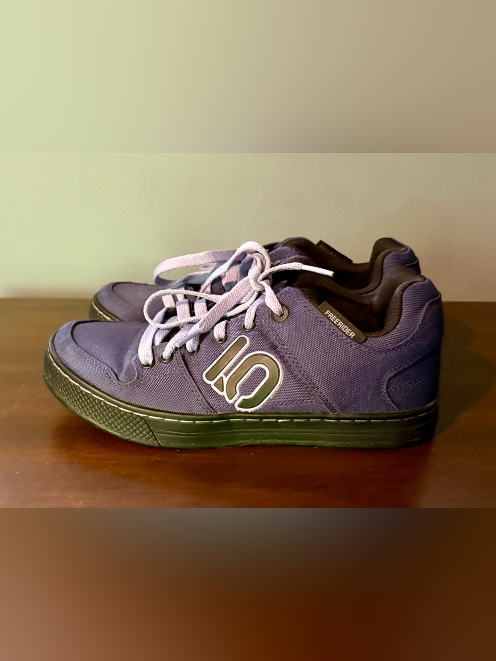 Women’s Five Ten Freerider Canvas mountain bike shoes - Midnight Indigo 7.5 - Picture 3 of 8
